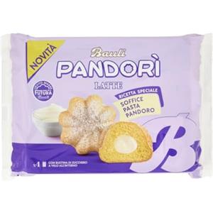 Generico 3 X BauIi Pandorì Mini Pandorino con Crema a Latte e Zucchero a Velo 150g Ideale per grandi e piccini prodotto dolciario da forno