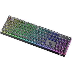 ZIYOU LANG x FREEWOLF M104 Wireless Keyboard, Triple Mode 75% Gaming Office Keyboard with RGB Backlit, 4000mAh Rechargeable, Compatible with Windows/Mac