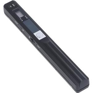 Denash Scanner Portatile, Scanner di Immagini Portatile da 900 DPI con Custodia, Scanner Fotografico con Bacchetta di Scansione per Documenti A4 Immagini Pagine Testi (BLACK)
