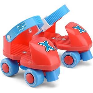 Xootz TY6067 Pattini Quad Unisex-Youth Rosso, Taglia Unica