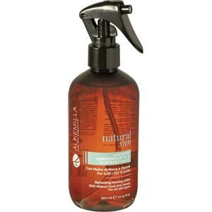 Alkemilla Lozione Abbronzante e Rinfrescante 300 ml con Mallo di Noce e Hennè - Idrata e Rinfresca la Pelle