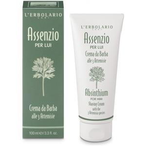 L'Erbolario Crema da Barba alle 3 Artemisie 100ml - Idratante e Facile da Spalmare