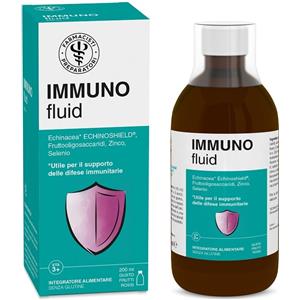 Unifarco Immunofluid 200 ml - Integratore con Echinacea, Zinco e Selenio per il Supporto Immunitario