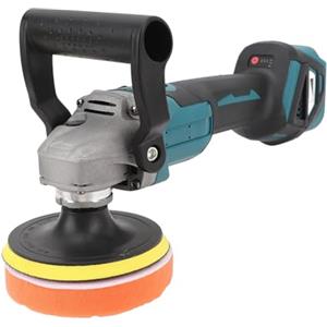 Asixxsix Lucidatrice a Tampone a Batteria, Kit Lucidatrice a Tampone per Auto a Batteria a 6 velocità, Lucidatrice a Batteria Senza Spazzole Alimentata a Batteria da 18 V, Kit Lucidatrice