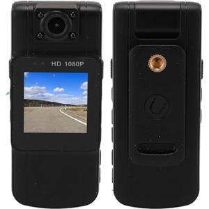 LICAEVEY Mini Body Camera 1080P HD Bodycam con Scheda di Memoria, Videoregistratore Indossabile Visione Notturna IP65 Videocamera Portatile Impermeabile per Ciclismo All'aperto Sicurezza