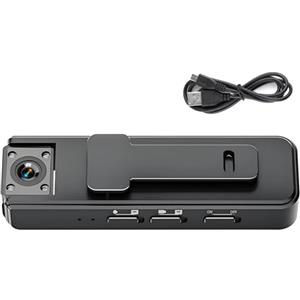 MOUDOAUER BodyCam portatile della mini macchina fotografica del corpo di 1080P HD con visione notturna per l'interno, all'aperto, viaggiando