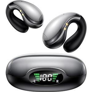 Boytond Traduttore Vocale Istantaneo Multilingue - Auricolari Per Traduzione Simultanea In Tempo Reale, Cuffie Con Traduzione Multilingue Per Studio, Business e Viaggi Internazionali, Perla Nera