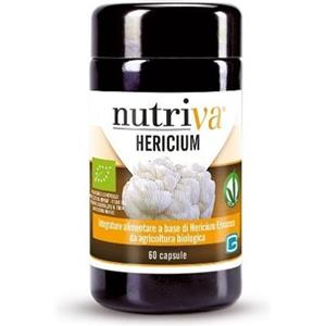 Nutriva Hericium - Integratore Alimentare Vegetale per Difese Immunitarie - 60 Capsule