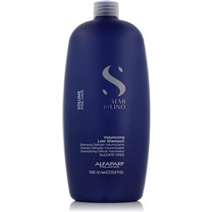Alfaparf Milano Semi Di Lino Volume Shampoo Volumizzante 1000 ml - Delicato e Rinforzante per Capelli Fini
