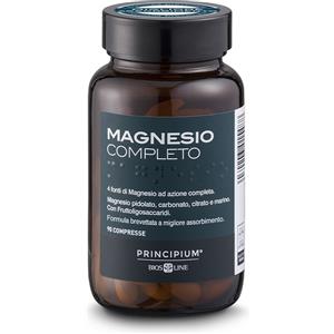 Bios Line Principium Magnesio Completo - Integratore in 90 Compresse con 4 Fonti di Magnesio per Benessere Generale