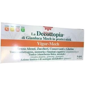 Gianluca Mech Decopocket Vigor Mech - Integratore Alimentare per il Benessere Maschile in Stick da 30ml, Senza Alcool, Zuccheri e Glutine