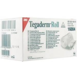 3M Tegaderm Roll Film Trasparente in Rotolo 10 cm x 2 m - 1 Pezzo Anallergico e Facile da Usare