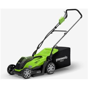 Greenworks Rasaerba 35cm 40v g40lm35 senza batteria e caricabatteria