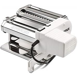 G3 Ferrari G20121 Macchina Della Pasta Sfoglia Mia, Rulli 15 cm, 9 livelli di spessore, Motorizzata 5 formati di pasta, Corpo Inox, Accessori inclusi, Bianco