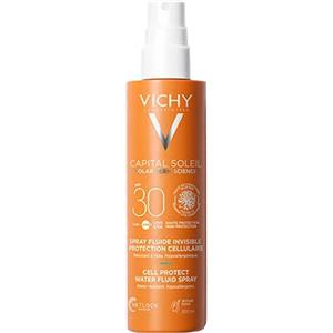 Vichy Capital Soleil Cell Protect Spray Fluido Leggero SPF30 200ml - Protezione solare alta, finish invisibile e idratante