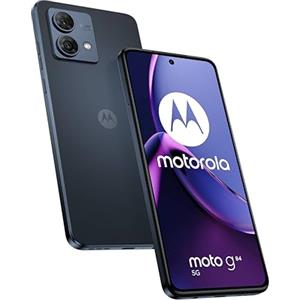 Motorola moto g84 5G, Cellulare, Display 6.55 Pollici pOLED FHD+ 120 Hz, 50+8 MP, 5G, 5000 mAh, Ricarica 30W, 12/256 GB, Dual SIM, IP52, NFC, Android 13, Cover Inclusa, Midnight Blue