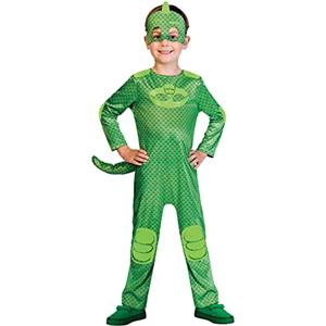 amscan- PJMASQUES Masks Costume Pj Mask Gekko (5-6 Anni), Multicolore, 5, 7AM9902957