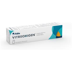 FIDIA Vitreoxigen - Integratore Alimentare per il Benessere degli Occhi con Lisina, Magnesio e Vitamine - 20 Compresse