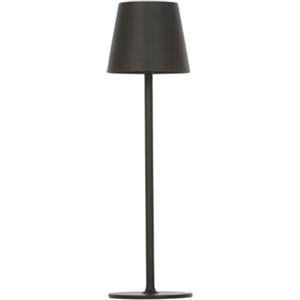 D-LIGHT PROFESSIONAL Lampada da Tavolo Senza Fili da Scrivania o Comodino Ricaricabile con Presa USB, Abat-Jour Dimmerabile con 3 Luci Led Diversa Intensità per Camera, Ufficio, Ristorante - Nero