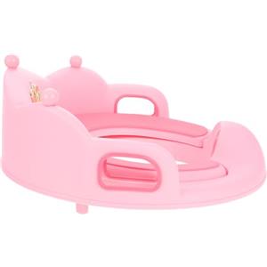 HAPINARY Riduttore Wc Per Ragazzo Ragazza Con Sedile Antiscivolo Staccabile e Schienale, Seggiolino Addestramento Vasino Unisex in Pp Resistente Per Uso Domestico e Viaggio