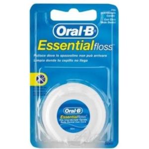 Oral-B Filo Interdentale Cerato 50 metri - Rimuove la placca, scorre facilmente, resistente e delicato sulle gengive