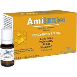 Revalfarma Amilax 600 Pappa Reale Fresca 10 Flaconcini