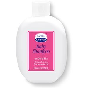 EuPhidra AmidoMio Baby Shampoo Delicato 200 ml - pH Isolacrimale, Non Brucia Gli Occhi, Ideale per Pelli Sensibili