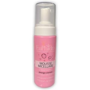 Euphidra Mousse Micellare Idratante 175 ml - Deterge e Idrata per Pelli Sensibili