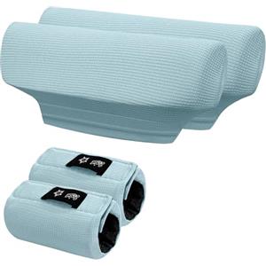 SPRING SEAON Stampelle imbottiture in seta con motivo a waffle, universali, per ascelle e maniglie, imbottitura per stampelle, cuscino per stampelle, cuscino per stampelle, accessori per stampelle