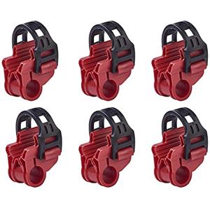 Blueshyhall Set di 6 ganci di ricambio per porta bagagli, per bicicletta posteriore, accessori per porta bicicletta (ABS + gomma)