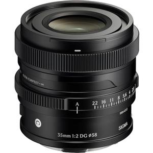 SIGMA Objectif 35mm f/2 DG Noir Contemporary compatibile con Monture L