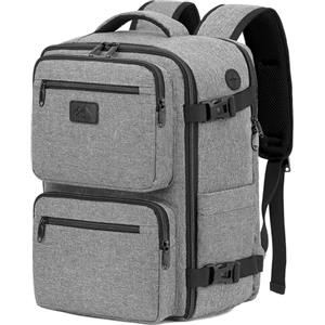 LYNXCHER Zaino da Viaggio Easyjet 45x36x20 Bagaglio a Mano Aereo 30L Borsa da Cabina per Uomo e Donna per Laptop da 15.6 Pollici Grigio