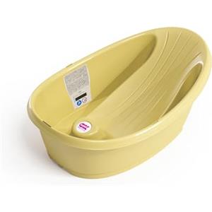 OKBABY Onda Baby - Vaschetta Compatta per il Bagnetto del Neonato 0-12 Mesi - Giallo