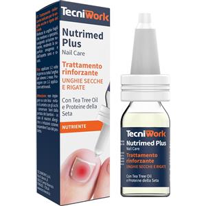 TECNIWORK Nutrimed Plus - Fluido Nutriente e Rinforzante per Unghie del Piede 15 ml