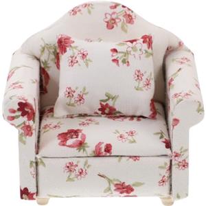 Healifty 1/12 casa delle bambole, divano e poltrona, modello fai da te, accessorio per artigianato