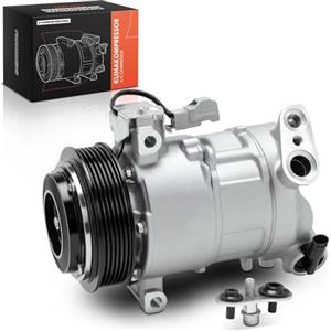 Frankberg Compressore Aria Condizionata 2-Poli Compatibile con 500X 334 1.6L 2.0L 2014-2025 Renegade SUV B1 BU BV 1.6L 2.0L 2014-2025 Renegade Van B1 BU 1.6L 2014-2018 Replace# 51936675