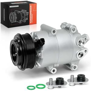 Frankberg Compressore dell'aria condizionata con frizione Compatibile con Fiesta Limousine Fiesta VI CB1 CCN Focus III B-Max JK Replace# AV1119D629BB, olio preconfezionato