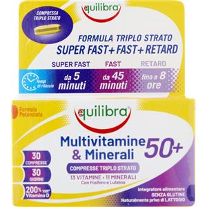 EQUILIBRA Srl Multivitamine & minerali 50+30 compresse