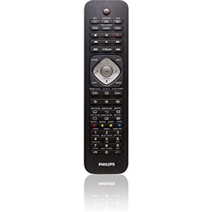 Philips SRP5016/10 telecomando universale 6 in 1 per TV, Blu-Ray, STB, streaming, SB, AUX; colore: nero