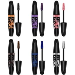 MKNZOME Mascara Colorato, 6 Colori Blu Viola Rosa Mascara Impermeabile Volumizzante & Allungante, Trucco per gli Occhi Anti-Sbavature Cruelty-Free per Donne, Trucco Quotidiano/Halloween Cosplay