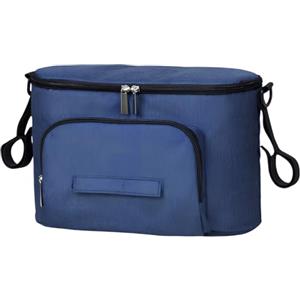 Colexy Organizer universale per passeggino, multifunzione, impermeabile, con chiusura, spallacci regolabili, per pannolini, biberon, Blu, Borsa fasciatoio