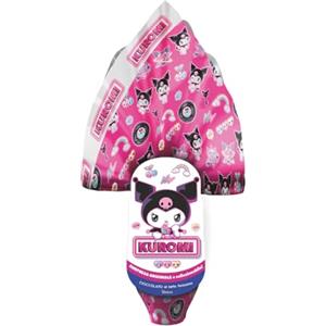 Pernigotti Uovo di Pasqua Kuromi 240 g WALCOR | Uova Cioccolato al Latte Finissimo con Sorpresa Collezionabile | 4 Soggetti Kuromi Buddies 3D | Idea Regalo Pasqua