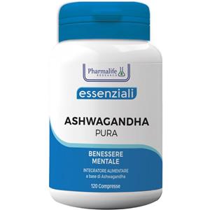 PHARMALIFE RESEARCH Srl Ashwagandha Pura - Integratore Alimentare 120 Compresse con 5% di Withanolidi