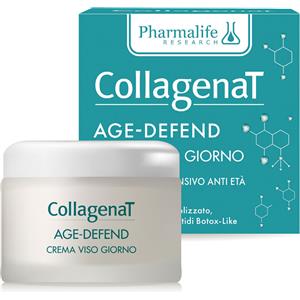 Pharmalife Collagenat Age-Defend Crema Viso Giorno 50 ml - Anti-Age, Texture Leggera, Adatta a Tutti i Tipi di Pelle