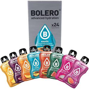 Bolero Drink Mix Esotico 9 g - Bevanda Istantanea Senza Zucchero con Vitamina C