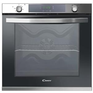 Candy CELF609X Forno Multifunzione Elettrico da Incasso, Ventilato con Grill, Capacità 80 Litri, Funzione Pizza, Touch, 59.,x59,5x57 cm, Acciaio Inox e vetro, Classe A