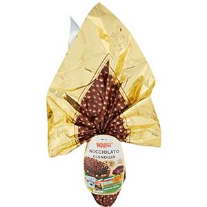 Zeus Party Novi Il Nocciolato di Pasqua Uovo di Cioccolato Gianduia con il 38% di Nocciole Intere Italiane - 450g