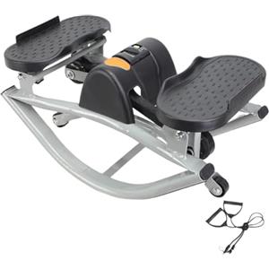 Generic Macchina Rock Stepper | Attrezzatura per Allenamento | Macchina Stepper Laterale Silenziosa Portabile | per Gambe, Glutei, Addominali, Uomini e Donne, Casa, Residenza Universitaria, Ufficio, Palestra