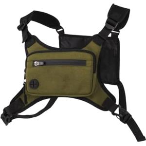 Generico Borsa Sportiva Da Esterno Con Gilet, Zaino Ergonomico In Stile Gilet, Nero, Verde, Borsa Frontale, Da Corsa, Zaino Porta Telefono Con, Per Moto, Escursionismo, Campeggio, Arrampicata, C