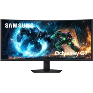 Samsung Monitor Gaming Odyssey G7 (S40FG750EU), Curvo (1000R), 40'', 5120x2160 (WUHD), HDR10+, VA, 180Hz, 1ms, FreeSync Premium Pro, HDMI, DP, Ingresso Audio